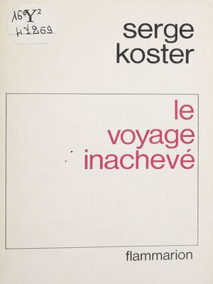 cover image of Le Voyage inachevé